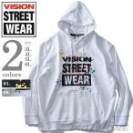 大きいサイズ メンズ VISION STREET WEAR スプラッシュBIGプルパーカー 8704127