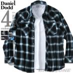 大きいサイズ メンズ DANIEL DODD コーデュロイ プリント ウエスタン アンサンブル シャツ 936-190421