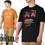大きいサイズメンズDIESELディーゼルプリント半袖TシャツT-JUST-...