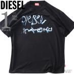 大きいサイズメンズDIESELディーゼルプリント半袖TシャツT-NORM-...