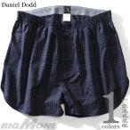 大きいサイズ メンズ DANIEL DODD 前開き チェック柄 トランクス 肌着 下着 azut-209044