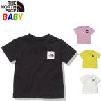 ノースフェイス ベビー 半袖Tシャツ スモールスクエアロゴ 80-90cm オーガニックコットン使用 男の子 女の子 アウトドアブランド おしゃれ North Face