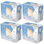 HADARIKI ハダリキ 肌映え3Dマスク・モード クリーム/グレー 30枚入り ×4【4個セット】 カラーマスク おしゃれ バイカラー