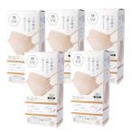 不織布 マスク 彩 ‐SAI‐３D カラーマスク 30枚 ベージュ ふつうサイズ×5【5個セット】送料無料 JIS規格適合 個別包装３D立体マスク ダイヤモンド型