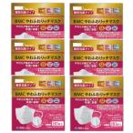 不織布 マスク BMC やわふわリッチマスク 小さめサイズ 80枚入×6【6個セット】 個包装