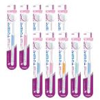 シュミテクト やさしく歯周ケア 極細シルキー毛 薄型コンパクト (やわらかめ) ×10【10個セット】【ネコポス】※色はお選び頂けません 送料無料 歯ブラシ