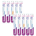 シュミテクト やさしく歯周ケア 3次元フィット 薄型コンパクト (ふつう) ×10【10個セット】【ネコポス】※色はお選び頂けません 送料無料 歯ブラシ