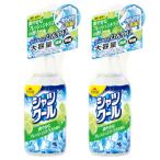 熱中対策　シャツクール  爽やかなフレッシュシトラスの香り 大容量 280mL×2【2個セット】冷感 服 冷やす 送料無料 冷却スプレー