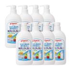  Pigeon грудное вскармливание бутылка мытье корпус 800ml×8[8 шт. комплект ] бесплатная доставка младенец baby моющее средство посуда большая вместимость 