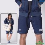 ダウポンチ デニムスウェットショートパンツ