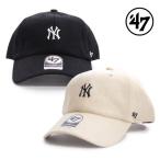 ’47【フォーティーセブン】クリーンナップ ニューヨーク・ヤンキース Premium Wool ウール ベースランナー キャップ 帽子 ユニセックス【ネコポス発送】