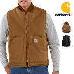 カーハート carhartt V01 ダック ワークベスト DUCK VEST メンズ トップス 作業着 ブラック ブラウン ジップベスト USサイズ