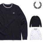 フレッドペリー【FRED PERRY】M9602 Long Sleeve Twin Tipped T-Shirt ロングスリーブTシャツ 長袖 ロンT 人気 ロゴ シンプル レギュラーフィット ユニセックス
