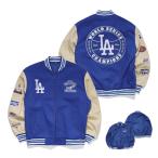 ジェイエイチデザイン【JH Design】DOD303COM5 リバーシブル ロサンゼルス・ドジャース スタジャン メンズ ロゴ ブルゾン アウター ジャケット 長袖 スポーツ