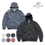 ショッピング携帯電話 レミ レリーフ【REMI RELIEF】SP加工裏毛ZIPパーカー フーディー (RN6003SDN/SDO/SDP) ダメージ ジップ アメリカンベーシック 長袖 ユニセックス 日本製