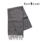 ポロ ラルフローレン【POLO RALPH LAUREN】PC0945 MUFFLER マフラー ポニー 刺繍 チェック ウール ユニセックス ストール ギフト 通勤 通学 ブランド ロゴ