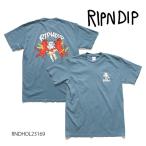 ショッピングリップ リップンディップ【RIPNDIP】Bad Influence Tee 半袖 Tシャツ ネコ ストリート スケーター メンズ レディース ユニセックス【ネコポス発送無料】