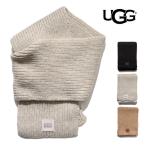 【UGG/アグ】101106 Chunky Rib Scarf チャンキー リブ スカーフ マフラー ロゴ ユニセックス メンズ レディース プレゼント ギフト 防寒