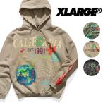 エクストララージ【X-LARGE】PIGMENT DYED PEACE HOODED SWEATSHIRT XLARGE フーディー パーカー ピグメント加工 メンズ トップス 長袖 ロゴ 裏毛