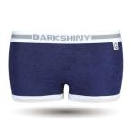 ボクサーパンツ レディース 下着 DARKSHINY ダークシャイニー パイルニット 人気 おしゃれ 大きいサイズ 青 ブルー  ギフト プレゼント