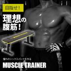 マッスルトレーナー3 BODYMAKER ボディメーカー ホームジム フラットベンチ トレーニングベンチ ダンベル トレーニング 折り畳み 筋トレベンチ 腹筋台