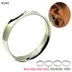 ボディピアス 46mm 48mm 49mm 50mm ステンレスピアス リデュースドフレア ダブルフレア トンネルピアス 拡張ピアス