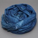 ショッピングエスニック アフリカ　ブルキナファソ　藍染め　古布　ショール　 No.1　マフラー　エスニック　アフリカ雑貨　ストール　膝掛