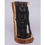  Africa язык The niama темно синий te черное дерево скульптура голова изображение No.1 дерево резьба по дереву head скульптура черное дерево Africa смешанные товары 