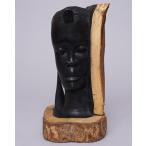  Africa язык The niama темно синий te черное дерево скульптура голова изображение No.11 дерево резьба по дереву head скульптура черное дерево Africa смешанные товары 