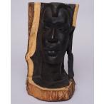  Africa язык The niama темно синий te черное дерево скульптура голова изображение No.2 дерево резьба по дереву head скульптура черное дерево Africa смешанные товары 