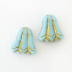 チェコビーズ ベルフラワー17mm トルコ 1個 パーツ アクセサリー ハンドメイド 手芸 手作り 素材