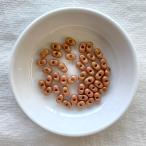 faru мех re3X6 пастель абрикос [ ассортимент комплект / Чехия бисер /faru мех re/ аксессуары детали / ручная работа детали ]