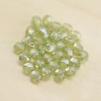 Yahoo! Yahoo!ショッピング(ヤフー ショッピング)チェコビーズ FPラウンド5mm クリスタルグリーンラスター 50個 パーツ アクセサリー ハンドメイド 手芸 手作り 素材