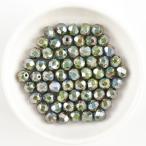 チェコビーズ FPラウンド6mm ラスティーグリーン 1200個 パーツ アクセサリー ハンドメイド 手芸 手作り 素材