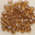 Yahoo! Yahoo!ショッピング(ヤフー ショッピング)チェコビーズ FPラウンド5mm スモークトパーズ 50個 パーツ アクセサリー ハンドメイド 手芸 手作り 素材