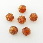 Yahoo! Yahoo!ショッピング(ヤフー ショッピング)チェコビーズ FPダブルフェイス8mm トパーズ・ブロンズ 6個 パーツ アクセサリー ハンドメイド 手芸 手作り 素材