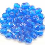 Yahoo! Yahoo!ショッピング(ヤフー ショッピング)チェコビーズ FPラウンド5mm  カプリブルー 50個 パーツ アクセサリー ハンドメイド 手芸 手作り 素材