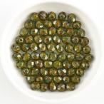チェコビーズ FPラウンド6mm グリーンピカソ 1200個 パーツ アクセサリー ハンドメイド 手芸 手作り 素材