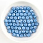 チェコビーズ FPラウンド6mm トルコモンタナラスター 15個 パーツ アクセサリー ハンドメイド 手芸 手作り 素材