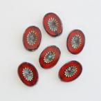 チェコビーズ FPアネモネ14/10mm シャムルビートラバティン 24個 パーツ アクセサリー ハンドメイド 手芸 手作り 素材