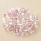 チェコビーズ FPラウンド3mm アメジスト/クリスタル 2トーン 50個 パーツ アクセサリー ハンドメイド 手芸 手作り 素材