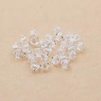 チェコビーズ スクエア ソロバン バイコーン マシンカット 3mm 30個 クリスタルマシンカット ガラス ビーズ アクセサリー ハンドメイド パーツ 手芸