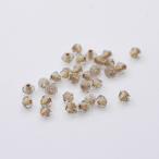 チェコビーズ スクエア ソロバン バイコーン マシンカット 3mm 30個 ブラックダイヤブロンズラインマシンカット ガラス ビーズ アクセサリー ハンドメイド