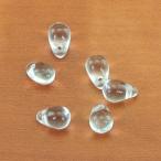 Yahoo! Yahoo!ショッピング(ヤフー ショッピング)チェコビーズ PBドロップ4/6mm クリスタル 30個 パーツ アクセサリー ハンドメイド 手芸 手作り 素材