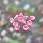 Yahoo! Yahoo!ショッピング(ヤフー ショッピング)チェコビーズ ベルフラワー7x5mm ストロベリーピンクパール 15個 パーツ アクセサリー ハンドメイド 手芸 手作り 素材