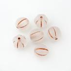 チェコビーズ パンプキン8mm クリスタルコパーマット 8個 パーツ アクセサリー ハンドメイド 手芸 手作り 素材