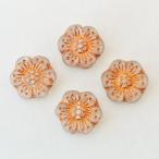 Yahoo! Yahoo!ショッピング(ヤフー ショッピング)チェコビーズ プラムビーズ14mm クリスタルマット・コパー 4個 パーツ アクセサリー ハンドメイド 手芸 手作り 素材