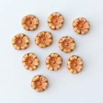 チェコビーズ プラムビーズ9mm ライトブラウン・コパー 10個 パーツ アクセサリー ハンドメイド 手芸 手作り 素材