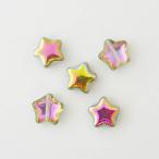 チェコビーズ 星 スター12x12mm クリスタルヴィトレイル 5個 パーツ アクセサリー ハンドメイド 手芸 手作り 素材