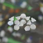 チェコビーズ ベルフラワー7x5mm クリスタルAB 15個 パーツ アクセサリー ハンドメイド 手芸 手作り 素材
